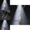Modern Stainless Steel Lightning Pendant Chain Jewelry For Men And Women With Durable Electroplate Finish