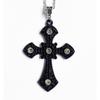 Large Victoria Cross Pendant Necklace with 18-inch Chain