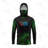 Men's fishing suit with mask, quick-drying breathable sunscreen, long-sleeved hooded sea fishing suit