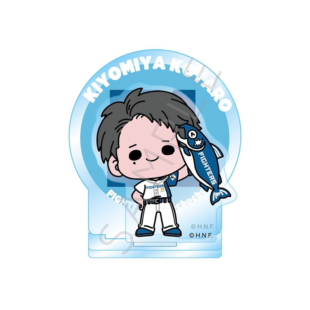 Hokkaido Fighters Acrylic Stand Caught Mochocho SE Nippon-Ham [Koutaro Kiyomiya] [I Shakemaru!]