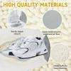 Durable Plush Protective Shoe Laundry Bag for Sneakers and Casual Shoes, Machine Wash, Drying Mesh, Anti-Deformation, Large White