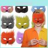 Halloween Vossen Pluche Masker Met Doe-het-zelf Plezier Voor Cosplay En Feesten