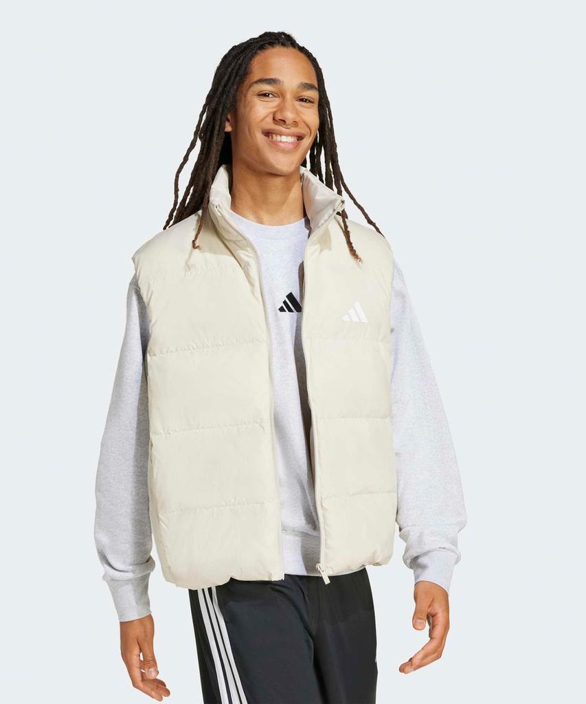 Adidas Climawarm 3-Stripe Puffer Down Vest - Ivory / Jm4079
