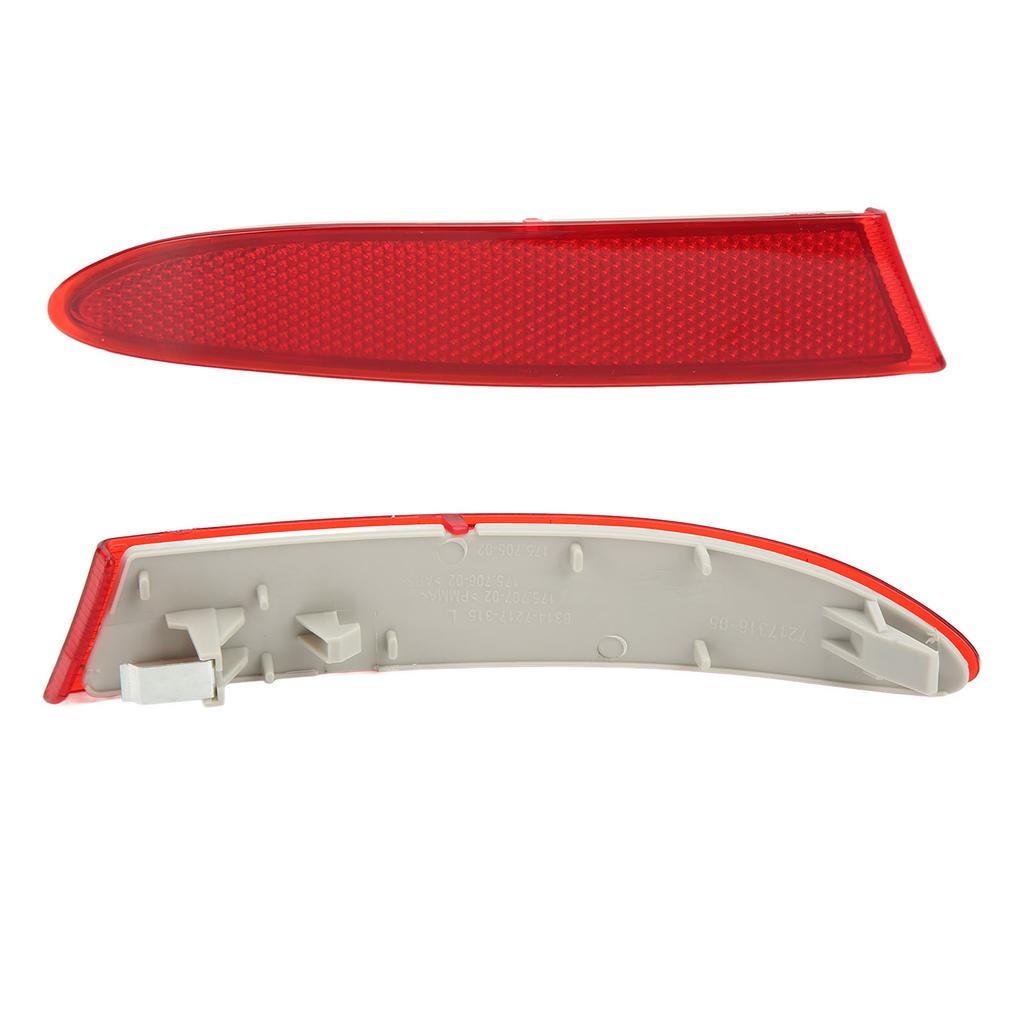 Rear Left Bumper Reflector Waterproof Red Lens Safe Driving 63147217315 for X3 2011?2017