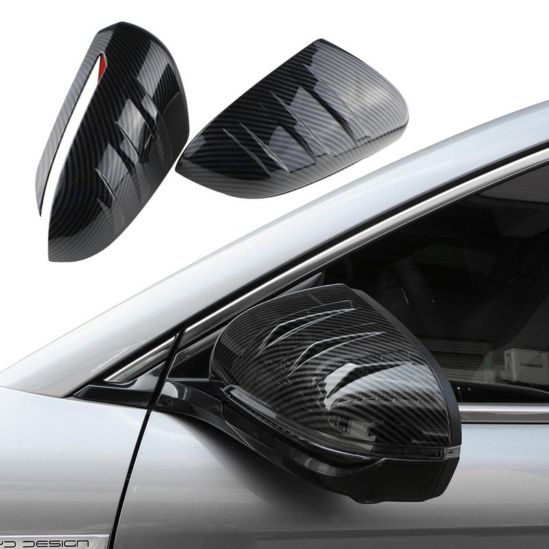 For BYD Atto3 Atto 3 Yuan Plus   Accessories Car Rear Side View Rearview Mirror Cover Trim Imitation Carbon Fiber
