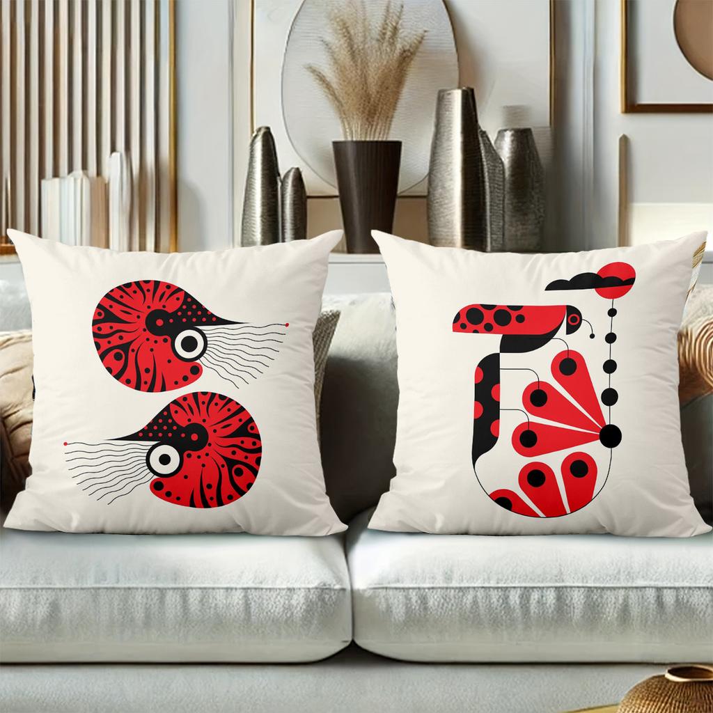 Abstract Animal Pattern Cushion Covers for Home Decor Polyester pillowcase, sofa decorative cushion cov Headboard Pillow