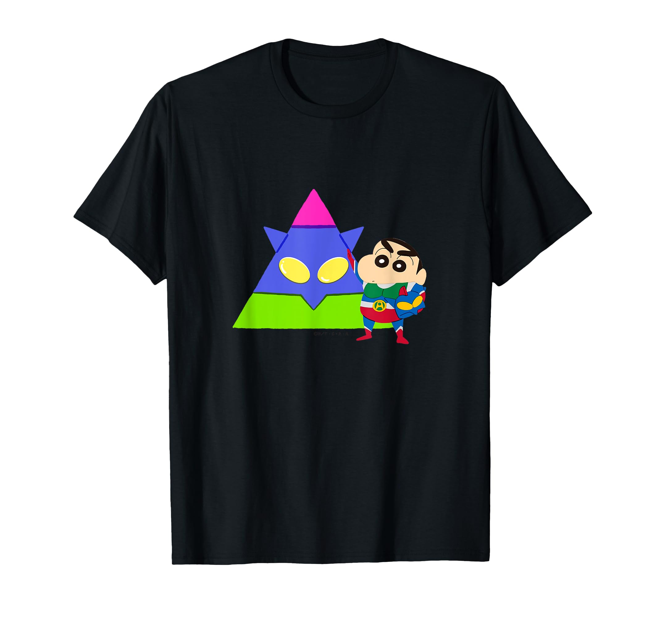 

Crayon STUDY A to Z Shin-chan FUN! FUN! “A” T-shirt чорний