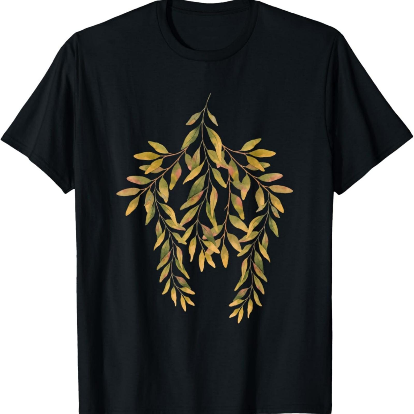 Leaves Growing Down On A Tree Branch T-Shirt XXXXXL разноцветный