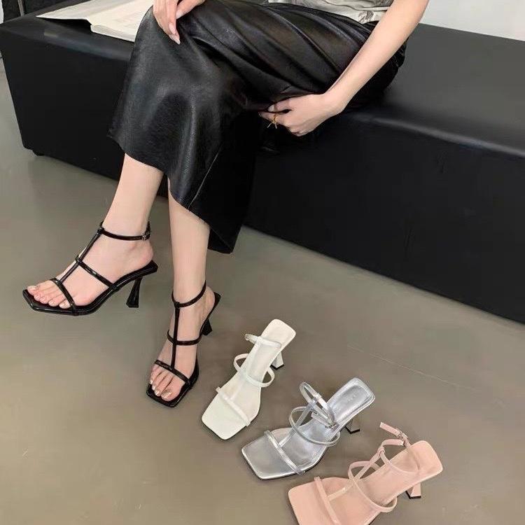 Fashion Women's New 2024 Style Ample Air Mesh Sandals with Thick Bottom and Bow Design Casual Shoes for Adults Summer Beach Footwear