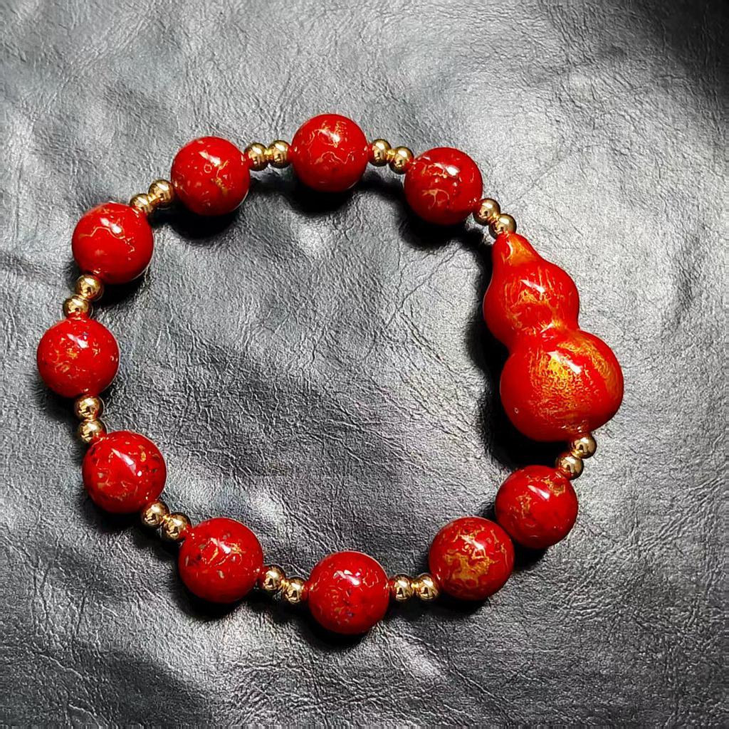 Authentisches High-End Perlmuttlack-Perlenarmband im neuen chinesischen Nationalstil