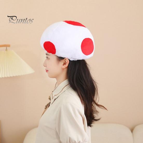 Paddenstoelhoed Mannen Vrouwen Kinderen Hoofddeksel Hoed Uniek Zacht Hoofddeksel Kostuumaccessoire Cosplay Fancy Dress Props