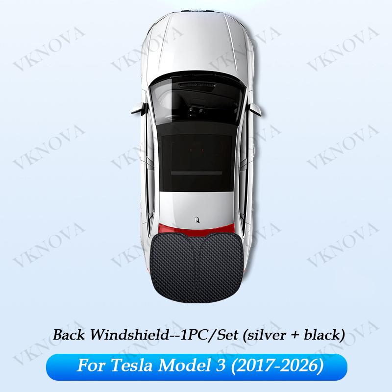 For Tesla Model YL 3 Y Juniper Highland 2025-2017 Upgraded Sunshade Side Window Shade Cover Windshield Sun Visor Privacy CampingWindshield Sunshades