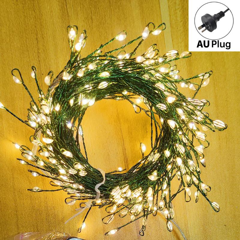 String Led Christmas Lights With Copper Wire For Indoor Outdoor Holiday Decor