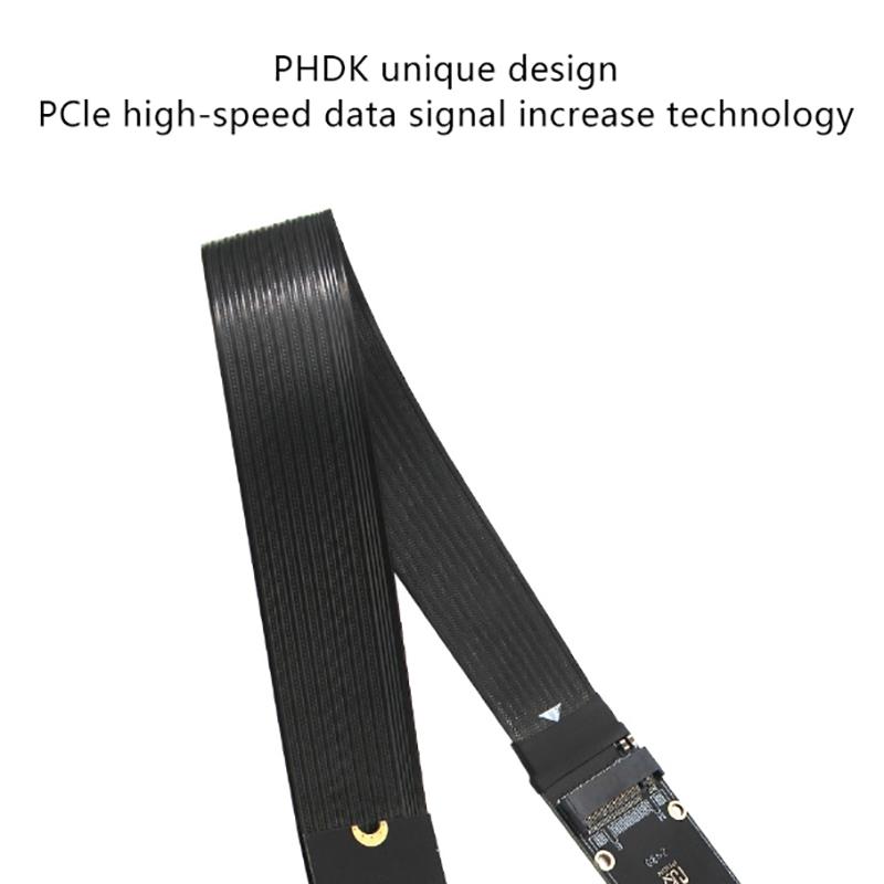 Cablu prelungitor Pcie4.0 M.2 M Key Nvme cu protocol dual, card riser adaptor SSD pentru 2230 2242 2260 2280 M.2 Pci-E / M2 Ngff Sata SSD