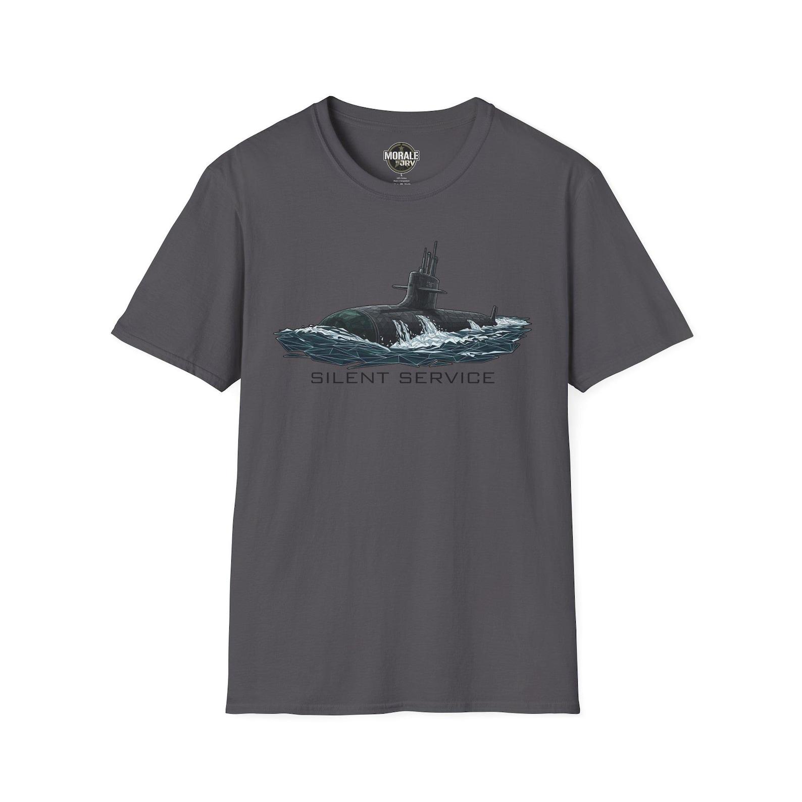 Silent Service Submarine T-Shirt | Navy Sub Graphic Tee | Veteran Navy Gift 2XL
