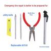 Universal Car Tire Quick Repair Kit - Emergency Outdoor Tool Set
