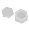 1 szt. Pudełko na biżuterię Formy silikonowe Sześciokątny kształt DIY Rzemiosło Biżuteria Kolczyki Klucze Pudełko do przechowywania