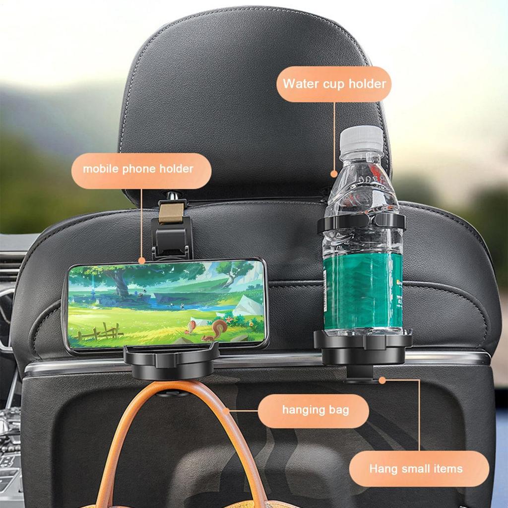 Generic Car Back Seat Cup Holder,Car Back Seat Cup Holder Car Multifunctional Hook