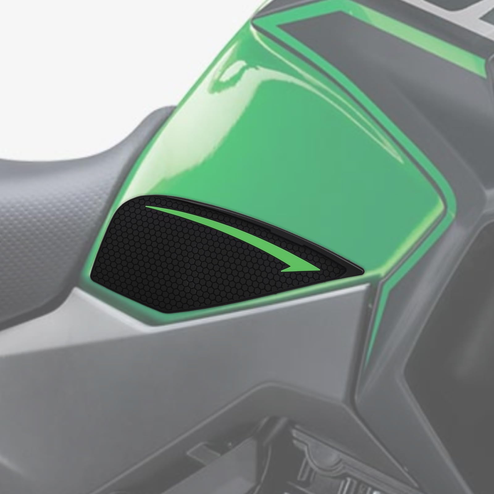 

LEDISHUN Traction Pad Street Bike Kit for Kawasaki Versys X 250 Tourer Tank Pad (Green)