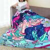 Anime Alien Stage Super Soft Blankets  Kids Plush Bedding Throws Aesthetic Home Decor Flannel Bedspread Sofa Bed Cover