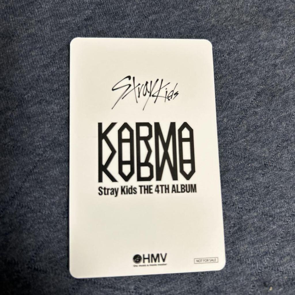 [USED] Stray Kids Karma Hmv Lucky Drop Trading Card B Hyunjin