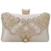 Women Beaded Clutch Evening Bag Fashion Rhinestone Diamond Wedding Handbag Bridal Purse for Cocktail Party Prom