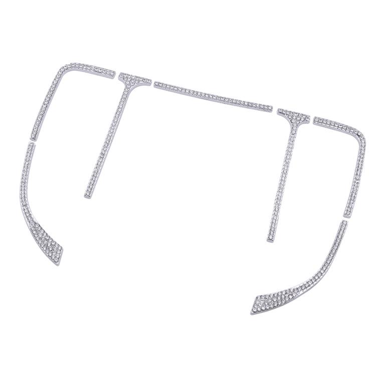 Mercedes-Benz C-Klasse/GLC/E-Klasse Mittelkonsolenverkleidung und Knopfdekoraufkleber.