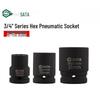 SATA 3/4" Series Hex Air Impact Socket