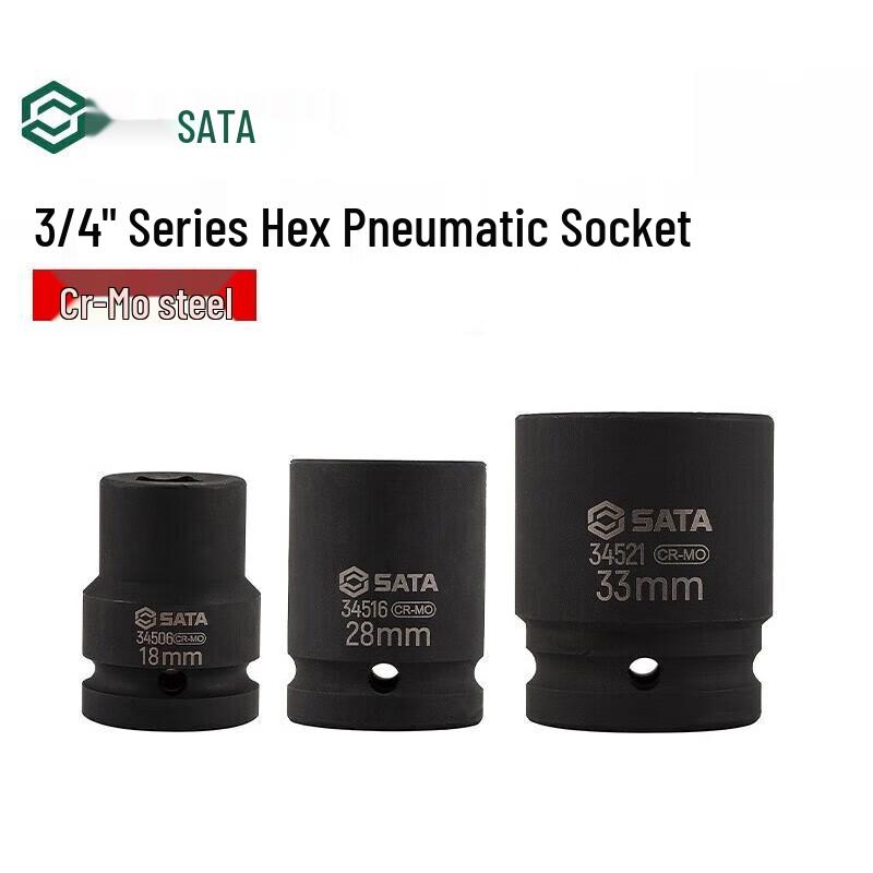 SATA 3/4 Series Hex Air Impact Socket