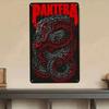 Vintage Rock Band Metal Poster, Wall Art for Bar