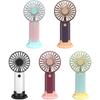 Desk Fan Handheld Fan Quiet Air Circulator Small Powerful Design for Indoor Outdoor Use Red Color