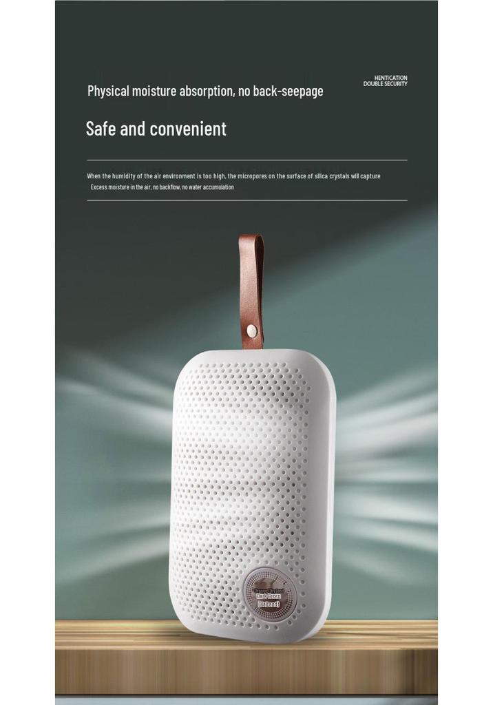 Portable Dehumidifier for Car, Bathroom, Bedroom, Wardrobe, and Shoe Cabinet