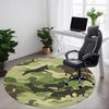 1pc Camouflage Dogs Chair Carpet for Office, Indoor Non Slip Washable Polyester Fiber Carpet,