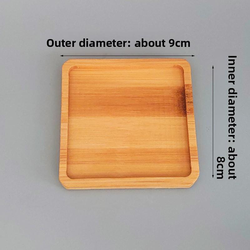Retro Bambus Tassenuntersetzer rund Blumentopf Untersetzer Teeverkostung Tischunterlage Hitzebeständige Matte Schüsselunterlage Topfhalter Di Matte
