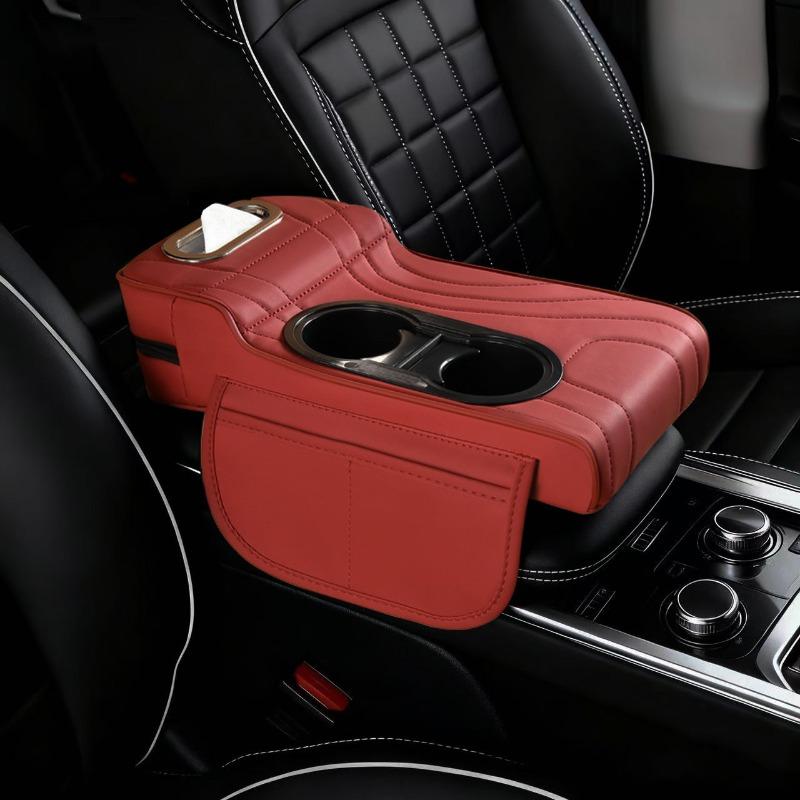 Car Center Armrest Box Elevator Pad Multi-Function Four-In-One Vehicle Tissue Box Cup Holder High-End Sensation Accessory