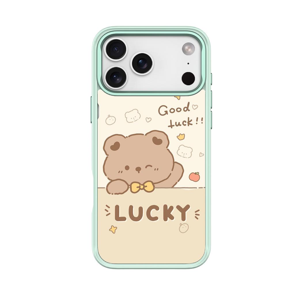 Applicable to Apple 17 mobile phone case, advanced sense 16 replaceable back plate 15promax magnetic mobile phone case, safe and smooth bear
