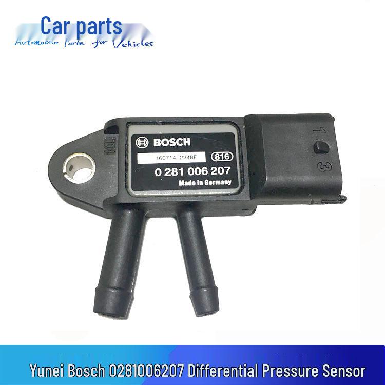 

Yunnei Light Truck Sinotruk Bosch Exhaust Differential Pressure Sensor 0281006207 On vehicle side