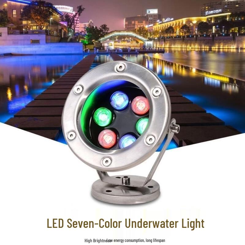 NuFeng 9W Roter Unterwasser-LED-Scheinwerfer
