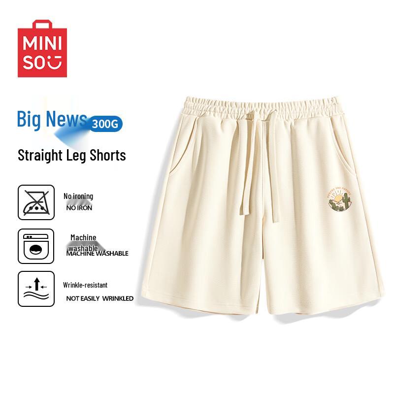 MINISO Мужские летние повседневные вязаные шорты L