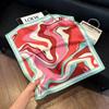 May Kaji Cashew Flower Square Scarf Retro Men's Silk Scarf Buckle British Style Scarf Men's Paisley Pattern Small Scarf Women