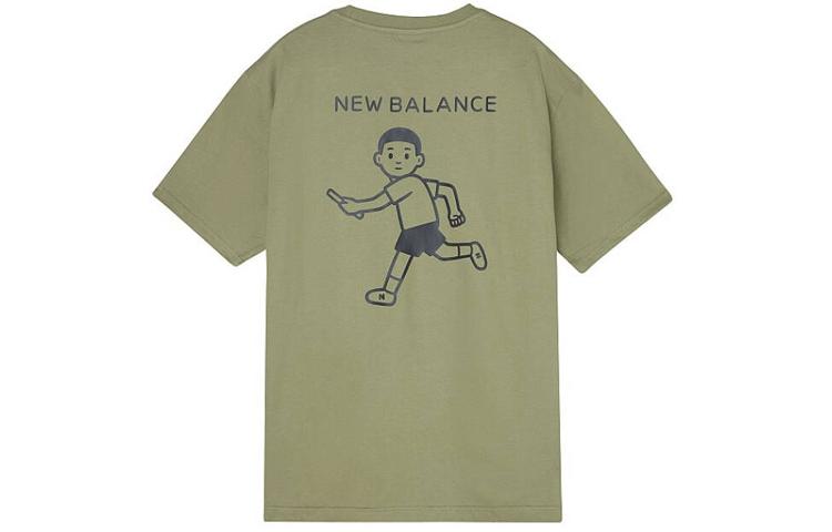 New Balance Noritake Collection T Shirt Unisex Army Green AMT02378-OV XXL