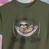 Self Care Sloth T Shirt Cute Design Relaxing Wear Animal Lover Funny Taking It Slow Unique Adorable Vintage