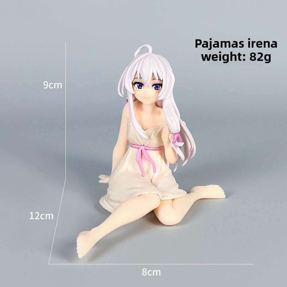 Witch Wandering The Journey Of Elaina Pvc Model Toy With Pajama Design Gift For