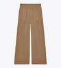 European Chic Old-Money Style Summer Two-Piece: Short-Sleeve Shirt & Wide-Leg Pants for Women