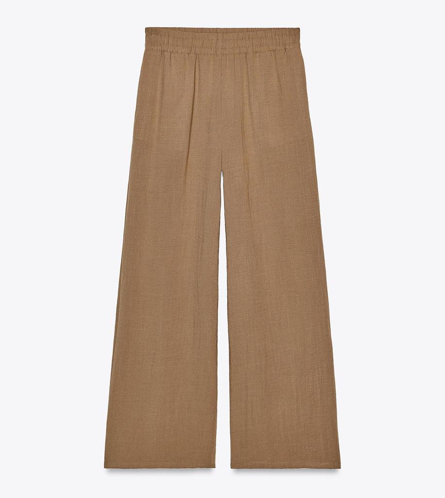 European Chic Old-Money Style Summer Two-Piece: Short-Sleeve Shirt & Wide-Leg Pants for Women