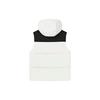 Fila FW22 Color Block Straight Cut Casual Down Vest Men Vests Standard-White F11M249905F-WT