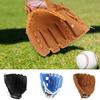 10.5/11.5/12.5in Softball Mitt Glove PU Leather Fielding Gloves  Softball Accessories