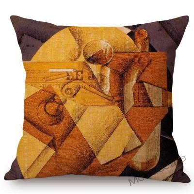 Spanish Abstract Cubism Artist Juan Gris Innovative Modern Art Home Decoration Sofa Pillow Case Cotton Linen Nordic Cushion Case