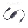 ON/OFF Switch Cable Extension Cable 3A Charging Cable New USB Type C Cable