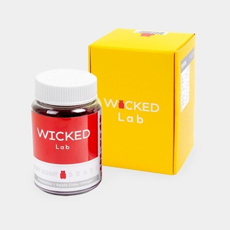 

Wicked Lab Ruby Gummy Bear Asabi Prebiotic Plant-Based Vegan Jelly (68 Gummies)